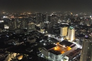 Bangkok from the Sky Bar on the 57th floor of the Centara Grand Hotel