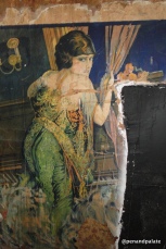 backstage at Dell Rapid's Grand opera House – part of an early 20th century poster.