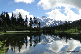 Mt. Shuksan from Picture Lake, North Cascades National Park, in Whatcom County, WA