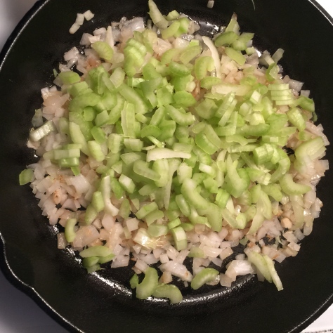saute onions & celery